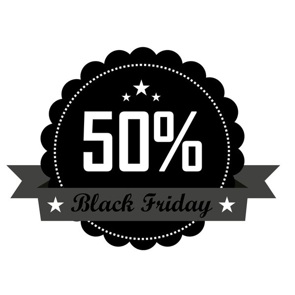 значок черной пятницы
