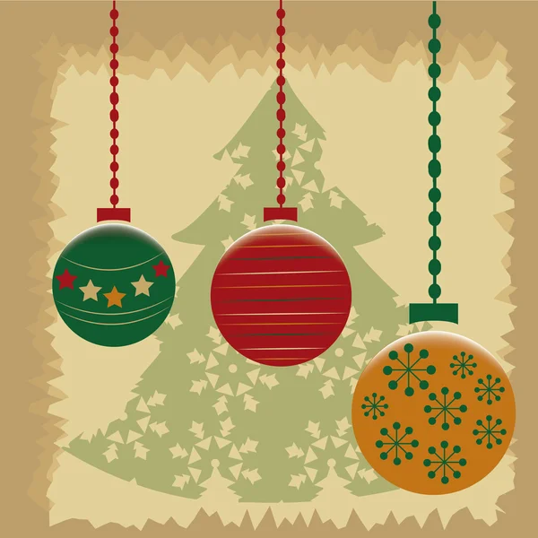 Navidad de colores — Vector de stock