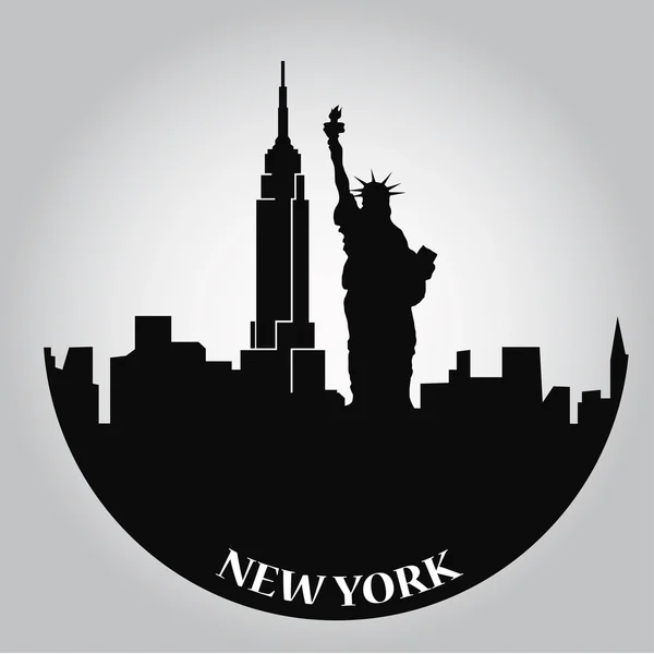 New york — Stock Vector