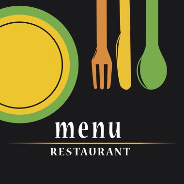 renkli menü tasarımı