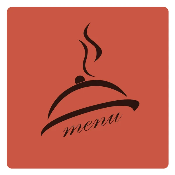 Diseño de menú caliente — Vector de stock