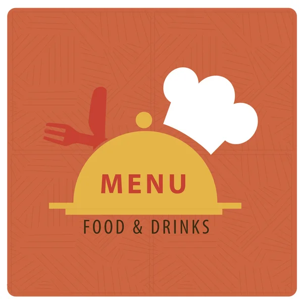 Design de menu coloré — Image vectorielle