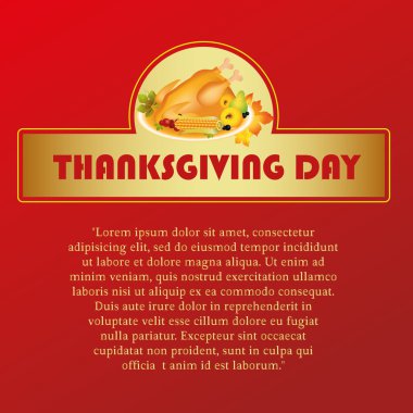 Şükran günün kutlu olsun