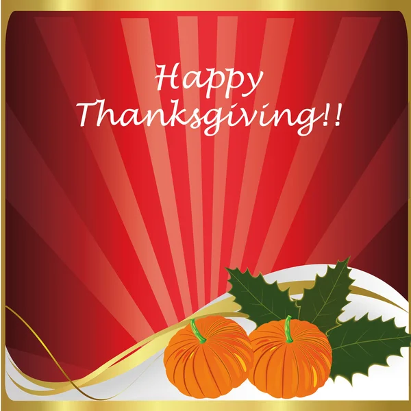 Happy thanksgiving — Stock Vector