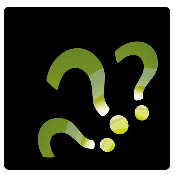 Question marks — Stock Vector