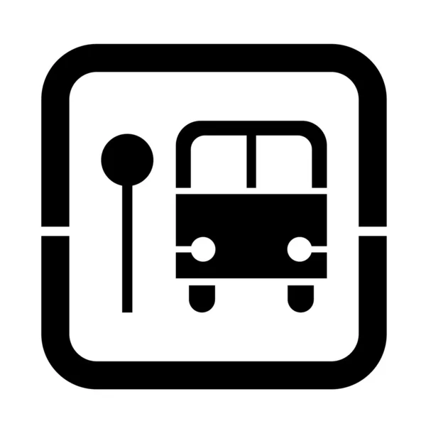 Stoppsignal for buss – stockvektor