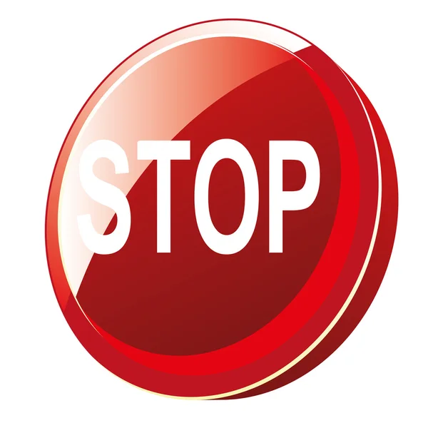 Stop signal — Stock Vector