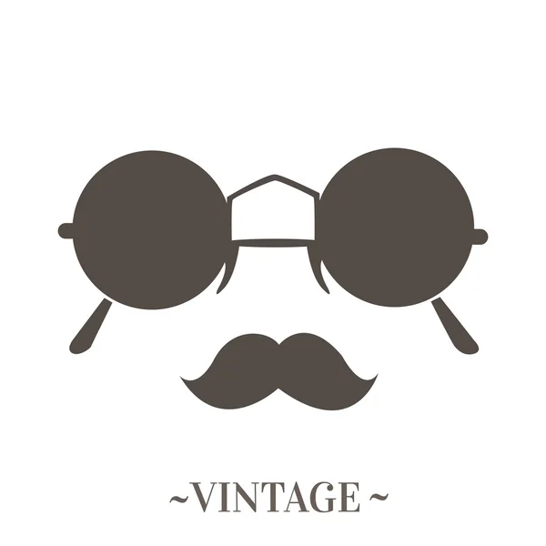 Vintage glasses — Stock Vector