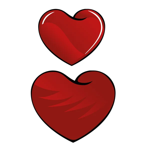 Corazones — Vector de stock