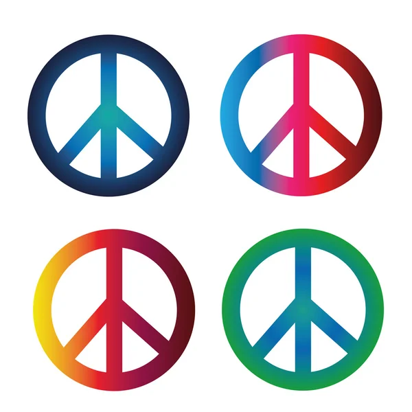 Símbolos de Paz — Vetor de Stock