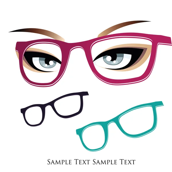 Gafas — Vector de stock