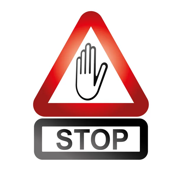 Stop signals — Stock Vector
