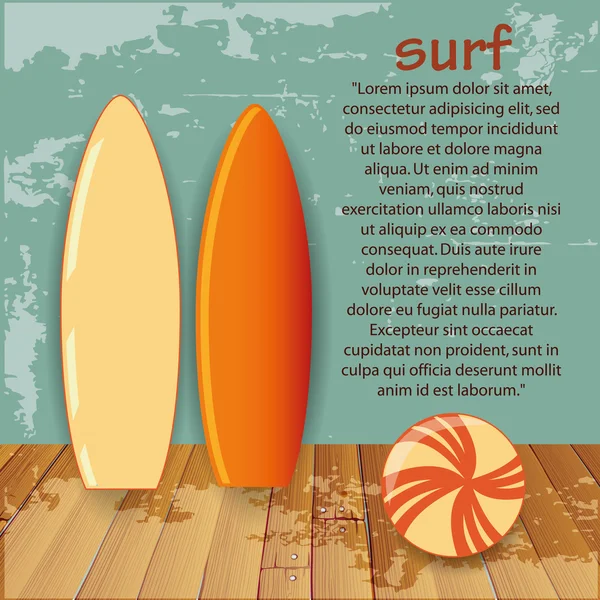 Surfen — Stockvector