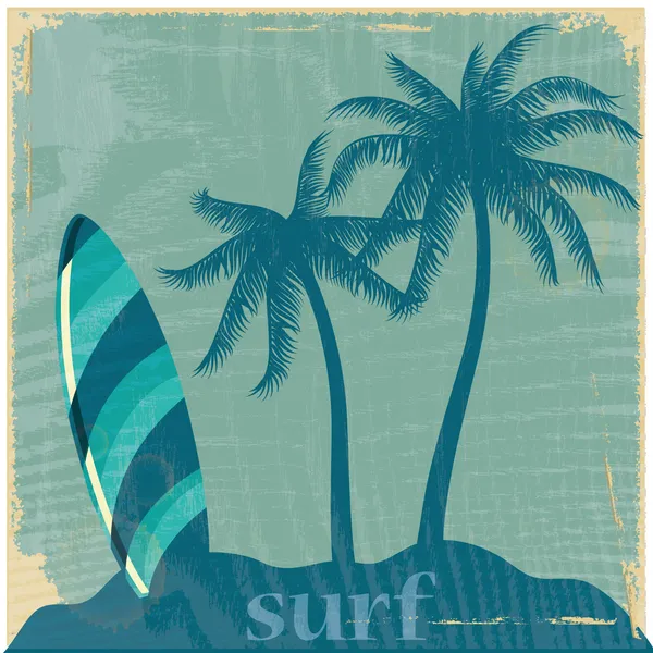 Surf — Vettoriale Stock