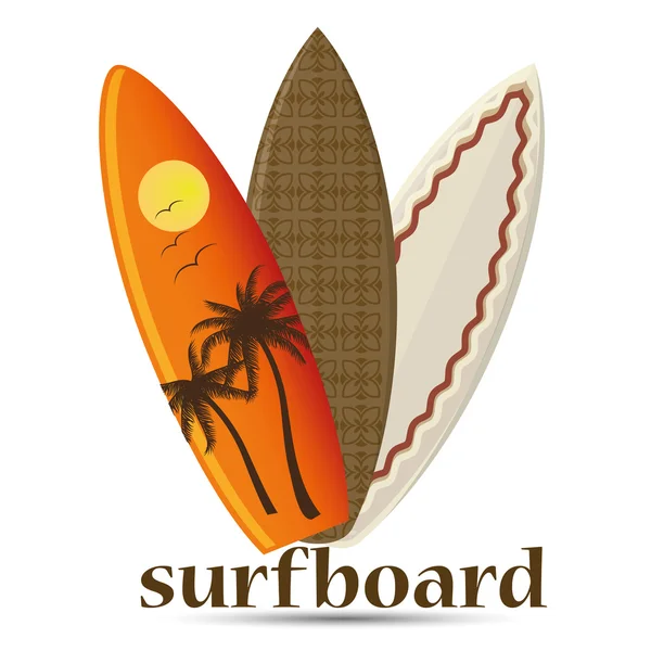 Surf — Vettoriale Stock