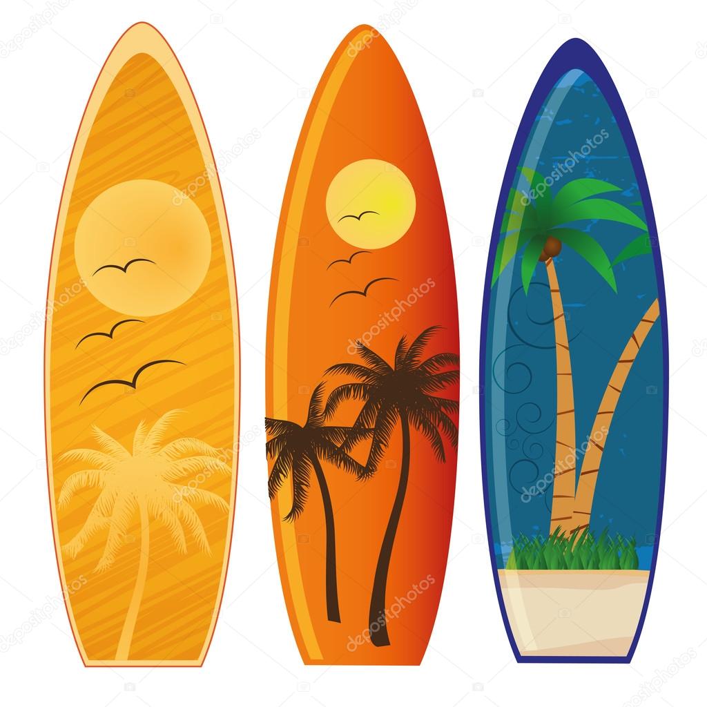Un vector de tabla de surf imágenes de stock de arte vectorial | Depositphotos Un vector de tabla de surf imágenes de stock de arte vectorial | Depositphotos