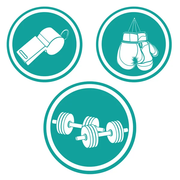 Fitness — Stock Vector