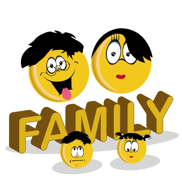 Rodina — Stockový vektor