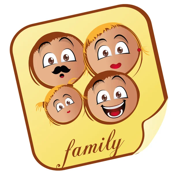 Famiglia — Vettoriale Stock