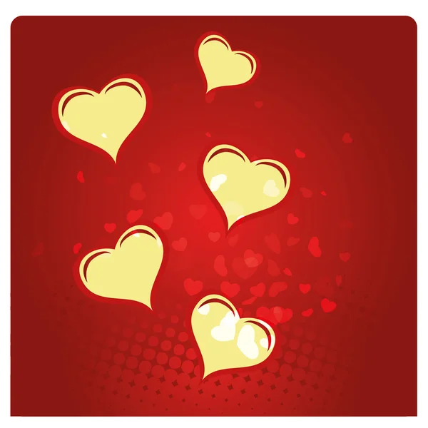 Corazones — Vector de stock