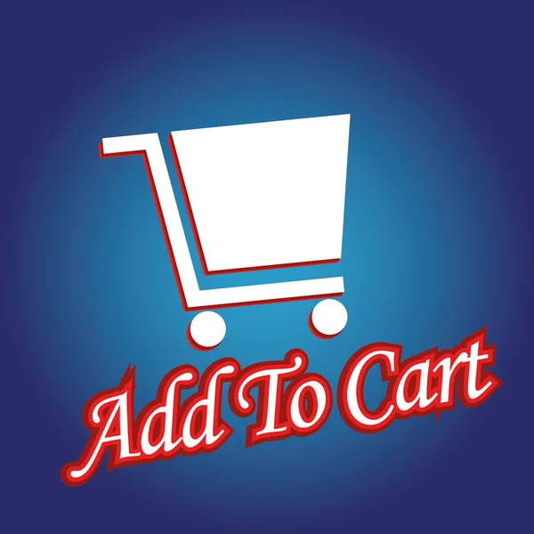 Add to cart — Stock Vector
