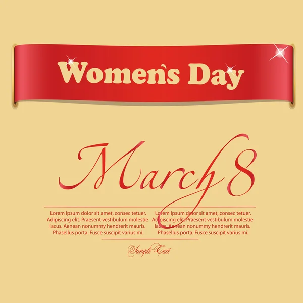 Dia das mulheres —  Vetores de Stock