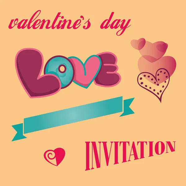 Valentine's day — Stock Vector