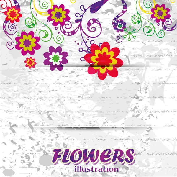 Flores — Vector de stock