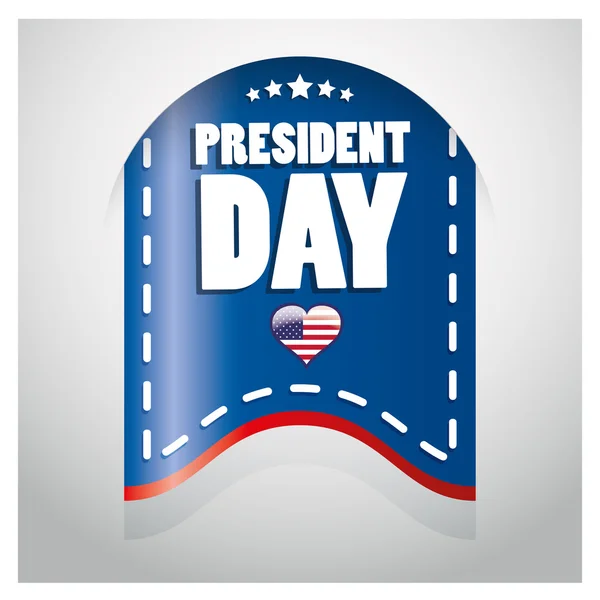 President day — Stock Vector