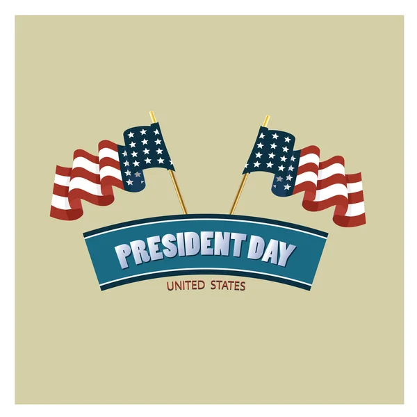 Президент день — стоковий вектор