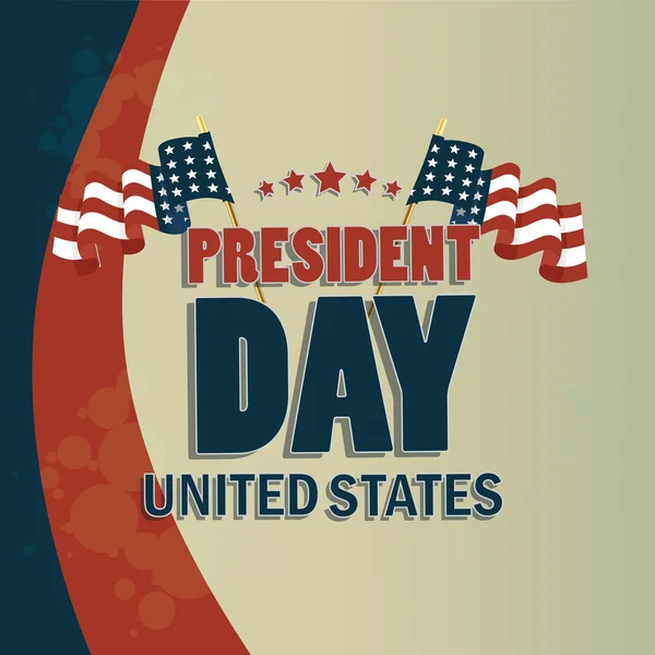 Presidentin päivä — vektorikuva