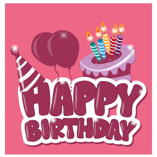 Happy birthday — Stock Vector