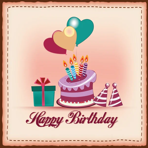 Happy birthday — Stock Vector