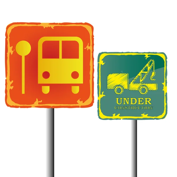 Trafikksignaler – stockvektor