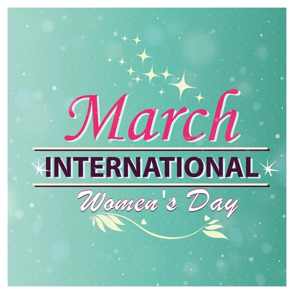 Women's day — Stock Vector