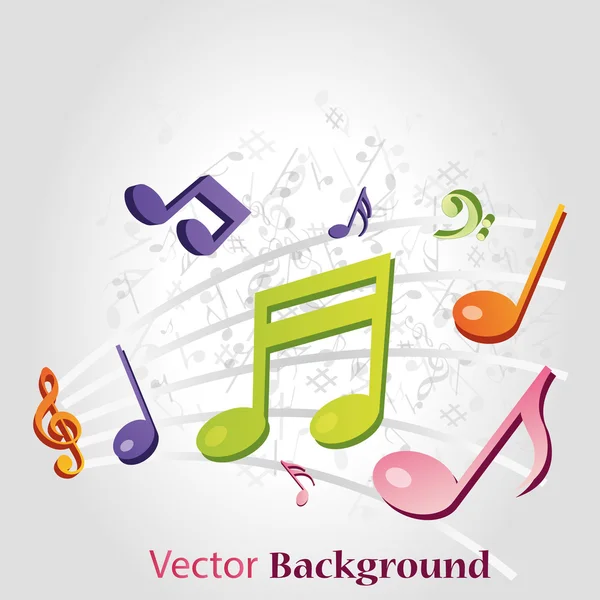 Música — Vector de stock