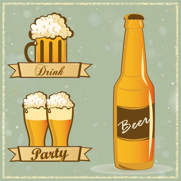 Bebidas — Vector de stock