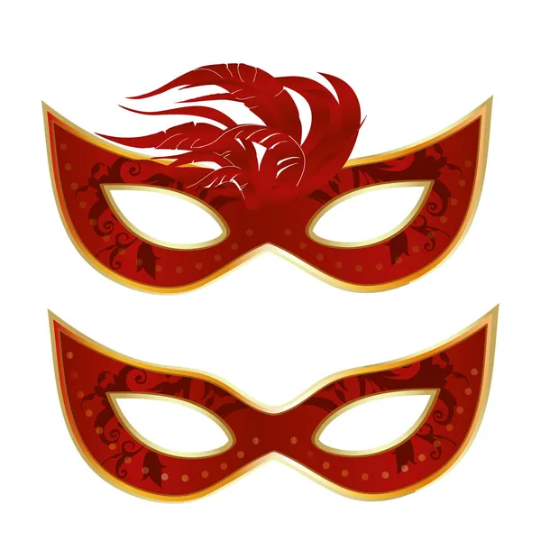 Carnaval maskers — Stockvector