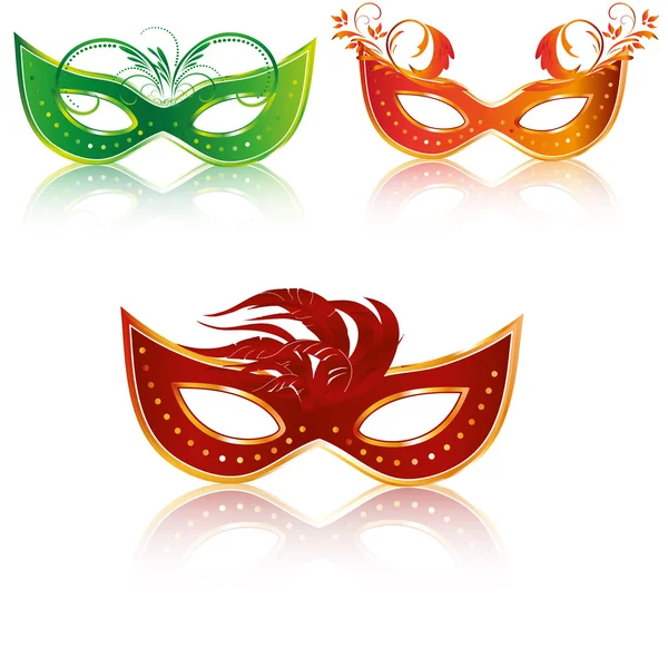 Masques de carnaval — Image vectorielle