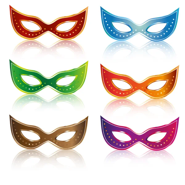 Carnival masks — Stock Vector