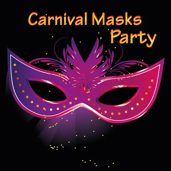 Karneval masker — Stock vektor