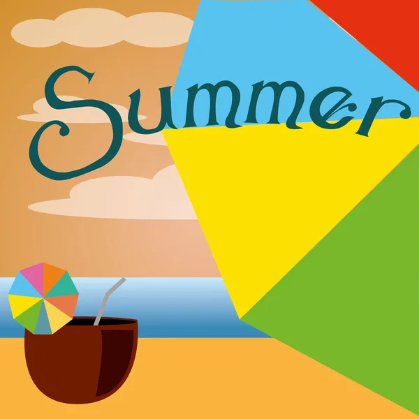 SUMME rbackground — Stockvector