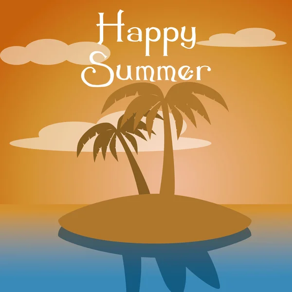 Summer background — Stock Vector