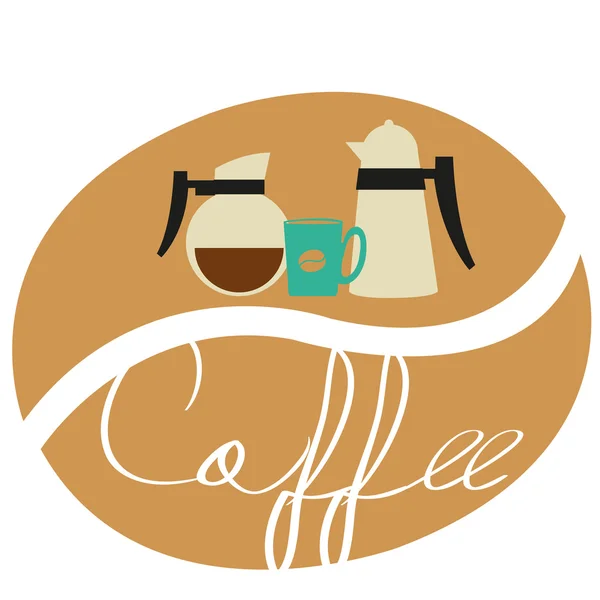 Kahve simgeler — Stok Vektör
