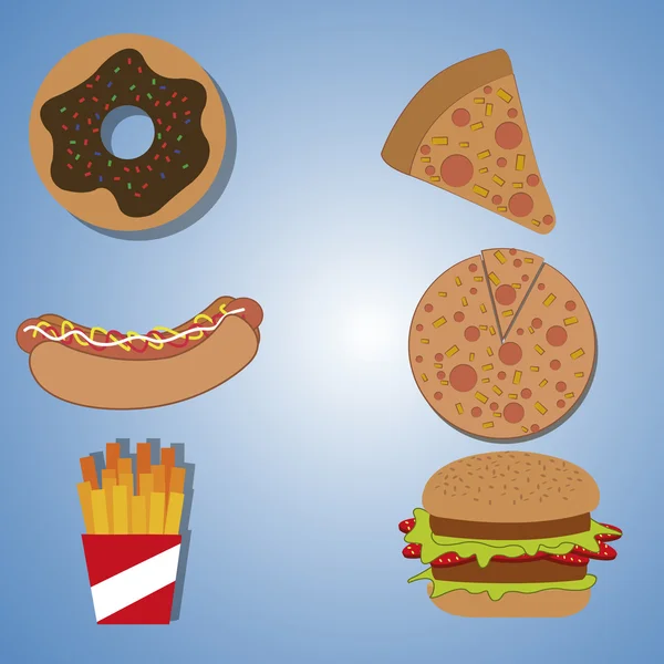 Fastfood — Stockvector