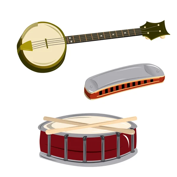 Musical instruments — Stock Vector