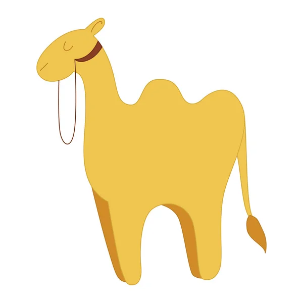 Isolated camel image Animal icon Vector — Stock Vector
