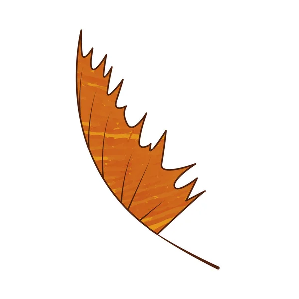 İzole edilmiş sonbahar yaprağı dokusu vektörü — Stok Vektör