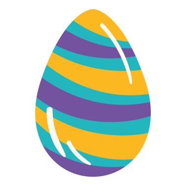 Renkli Paskalya yumurtası ikonu taşıyıcısı