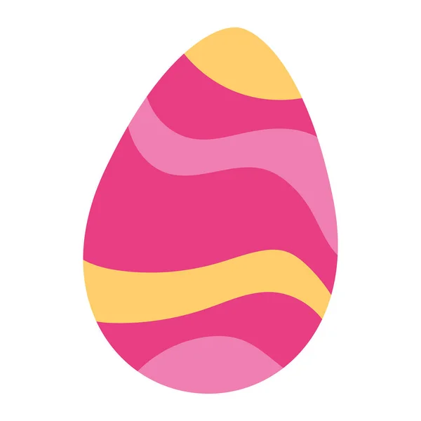 Izolovaný barevný vektor velikonočního vajíčka — Stockový vektor